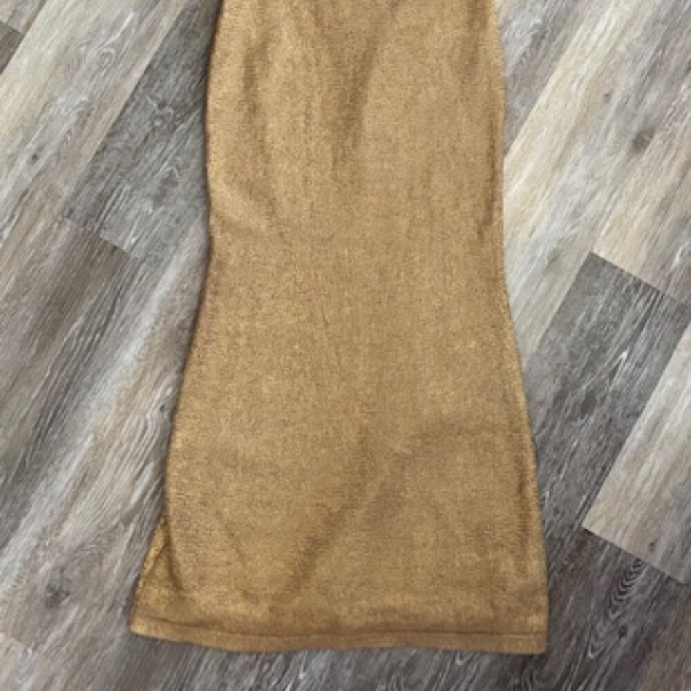 Cult Gaia Serita Dress - Gold - Size S - Picture 11 of 12